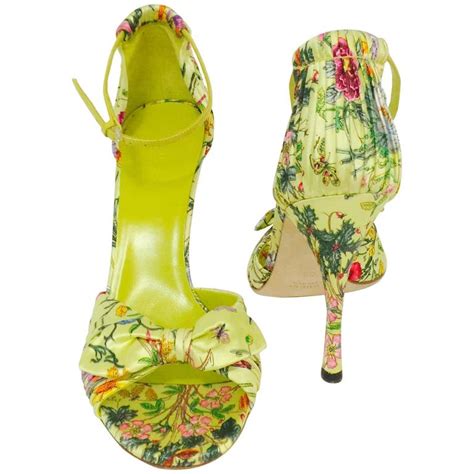 gucci heels floral|gucci women high heels.